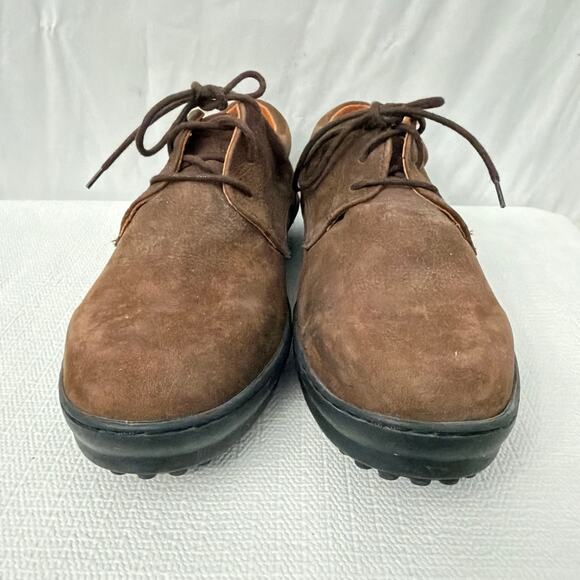 Tommy Bahama Shoes Mens Sz 11 Oxford Brown Leather Driving Made in Spain Lace Up - Picture 2 of 9